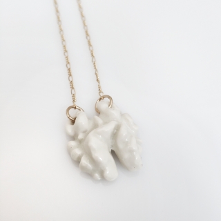 White walnut necklace