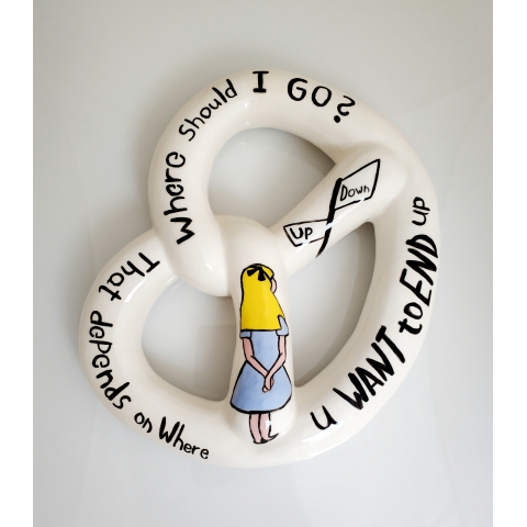 Alice - bagel for hanging on a wall