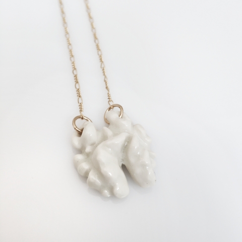 White walnut necklace