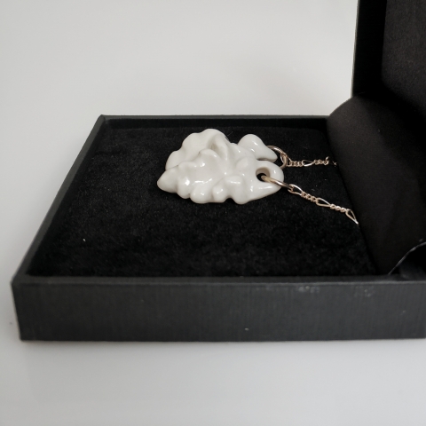 White walnut necklace
